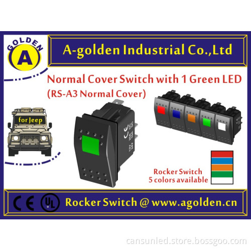 MARINE SWITCH ROCK RED BOAT ROCKER SWITCH WITH AMABER LIGHTS laser carling switch